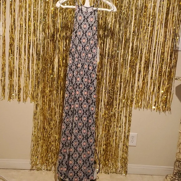 French Grey Dresses | French Grey Maxi Dress, Size Small | Color: Blue/Orange | Size: S | Veevee215's Closet